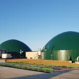 Aanzicht Biogasinstallatie